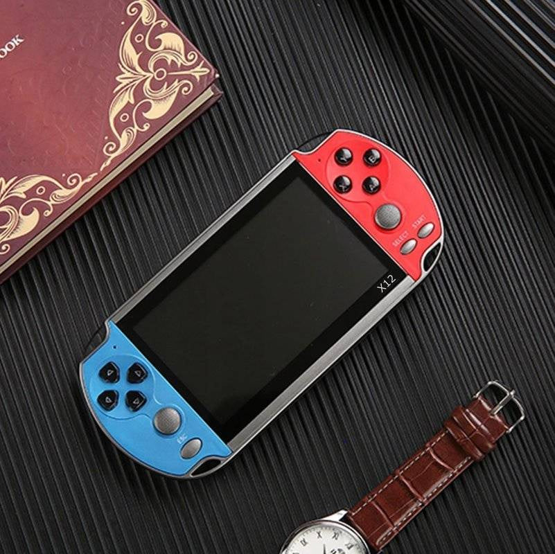 🎮 Console de Jeu Vidéo Rétro Portable X12 – Écran Couleur HD 5.5 Pouces – 32 Go