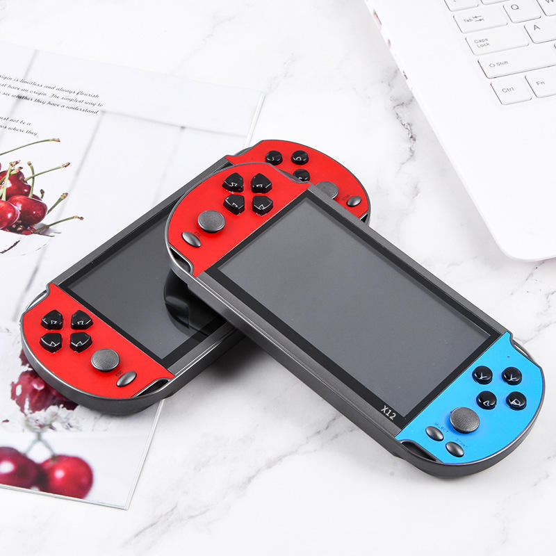 🎮 Console de Jeu Vidéo Rétro Portable X12 – Écran Couleur HD 5.5 Pouces – 32 Go
