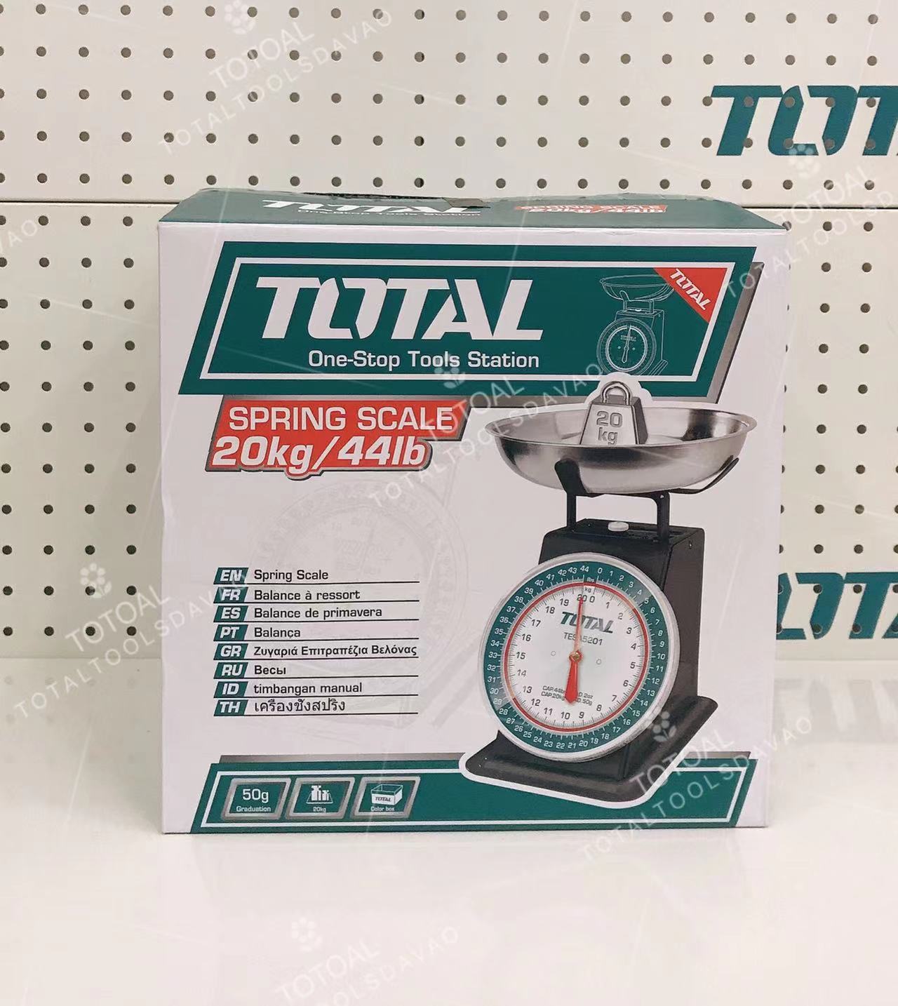 ⚖️ Balance mécanique TOTAL – Capacité 20 kg