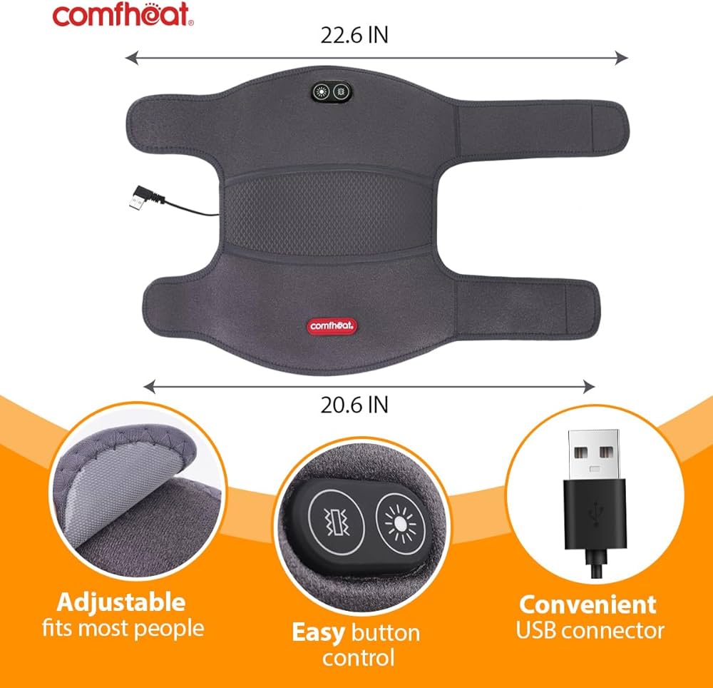 🦵 GENOUILLÈRE CHAUFFANTE AVEC MASSAGE