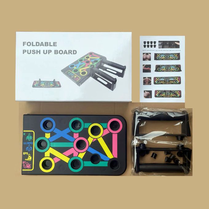 💥 Planche de Pompes Multifonction Pliable – Entraînement Complet à la Maison 🏠