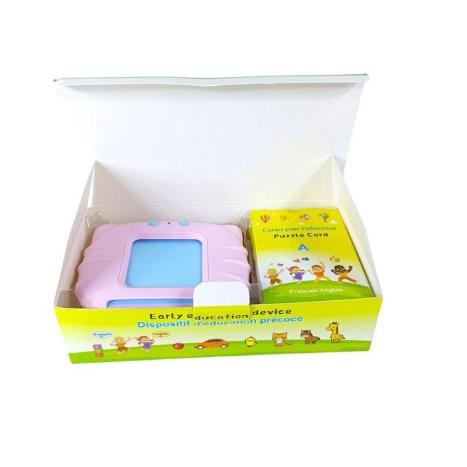 🧸 Cartes Flash Parlantes Éducatives – Machine Sonore 224 Mots à Vue ( bleu et Rose )