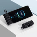 🔌 Mini Power Bank Multifonction 10000mAh – Câble Intégré & Charge Ultra-Rapide