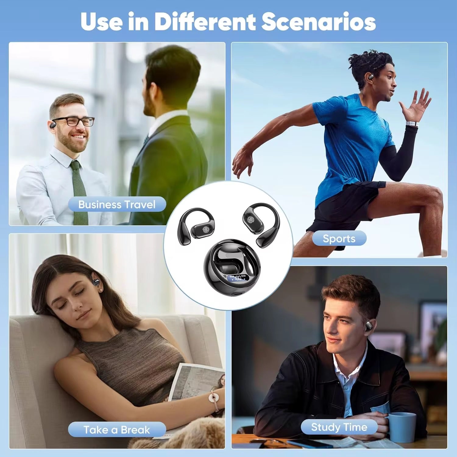 🎧🌍 Écouteurs Traducteurs Intelligents – Traduction en Temps Réel (144 Langues)