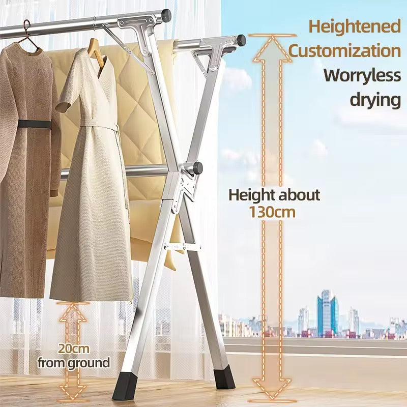 🧺 SÉCHOIR À LINGE EN ACIER INOXYDABLE