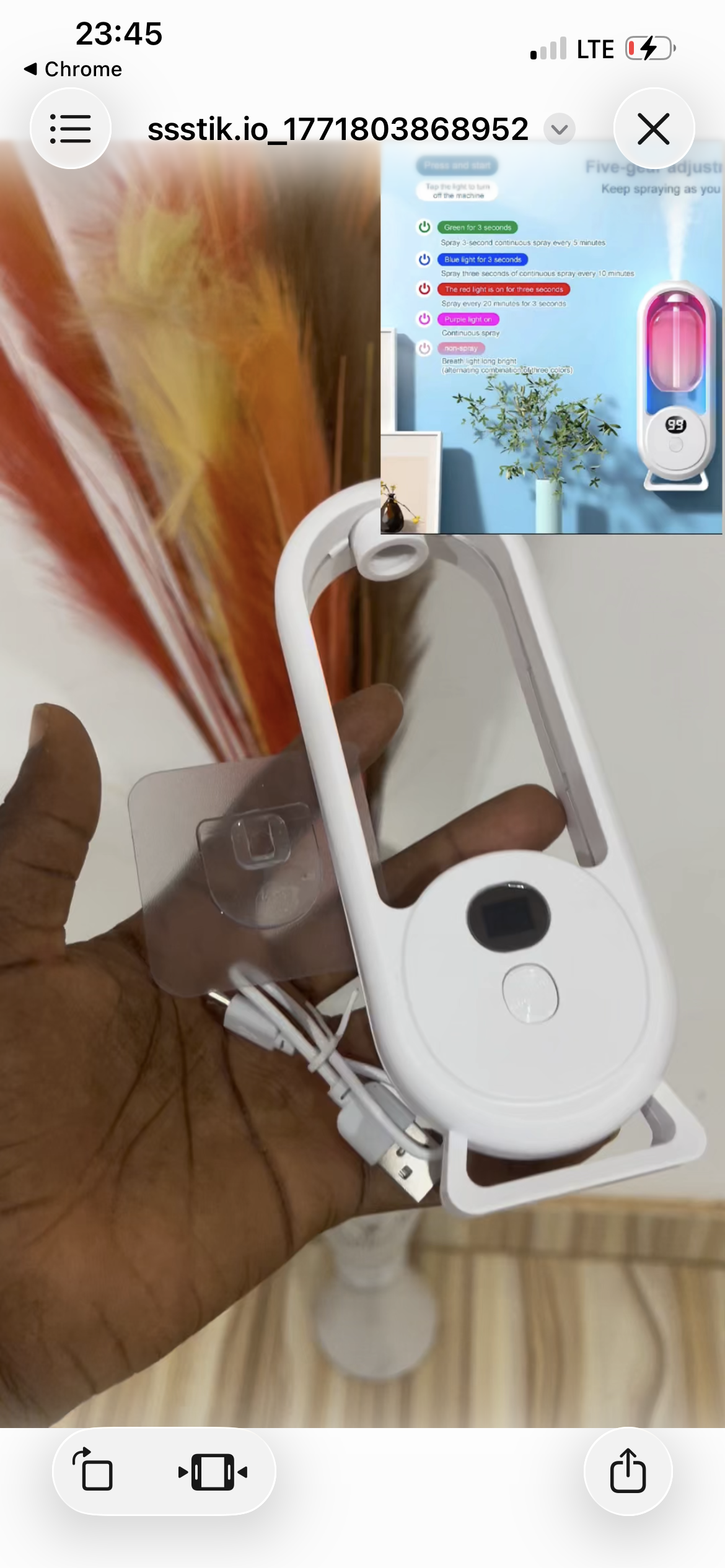 🌬️ PureMist™ – Diffuseur & Humidificateur Intelligent 5 Modes