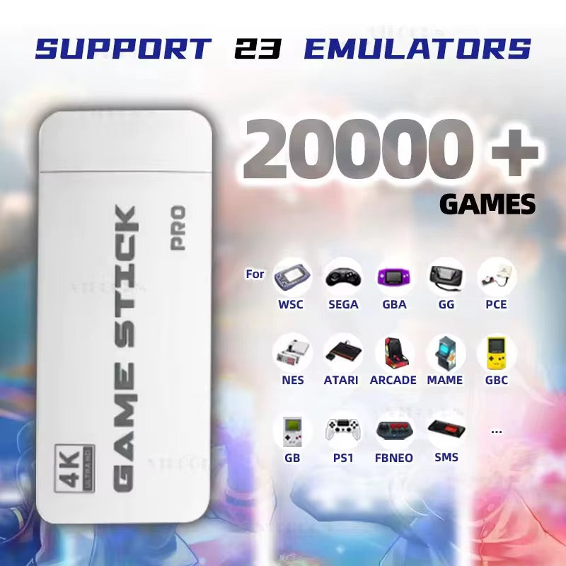 🎮 Console de jeux vidéo M15 2025 – 4K HD | +20 000 Jeux