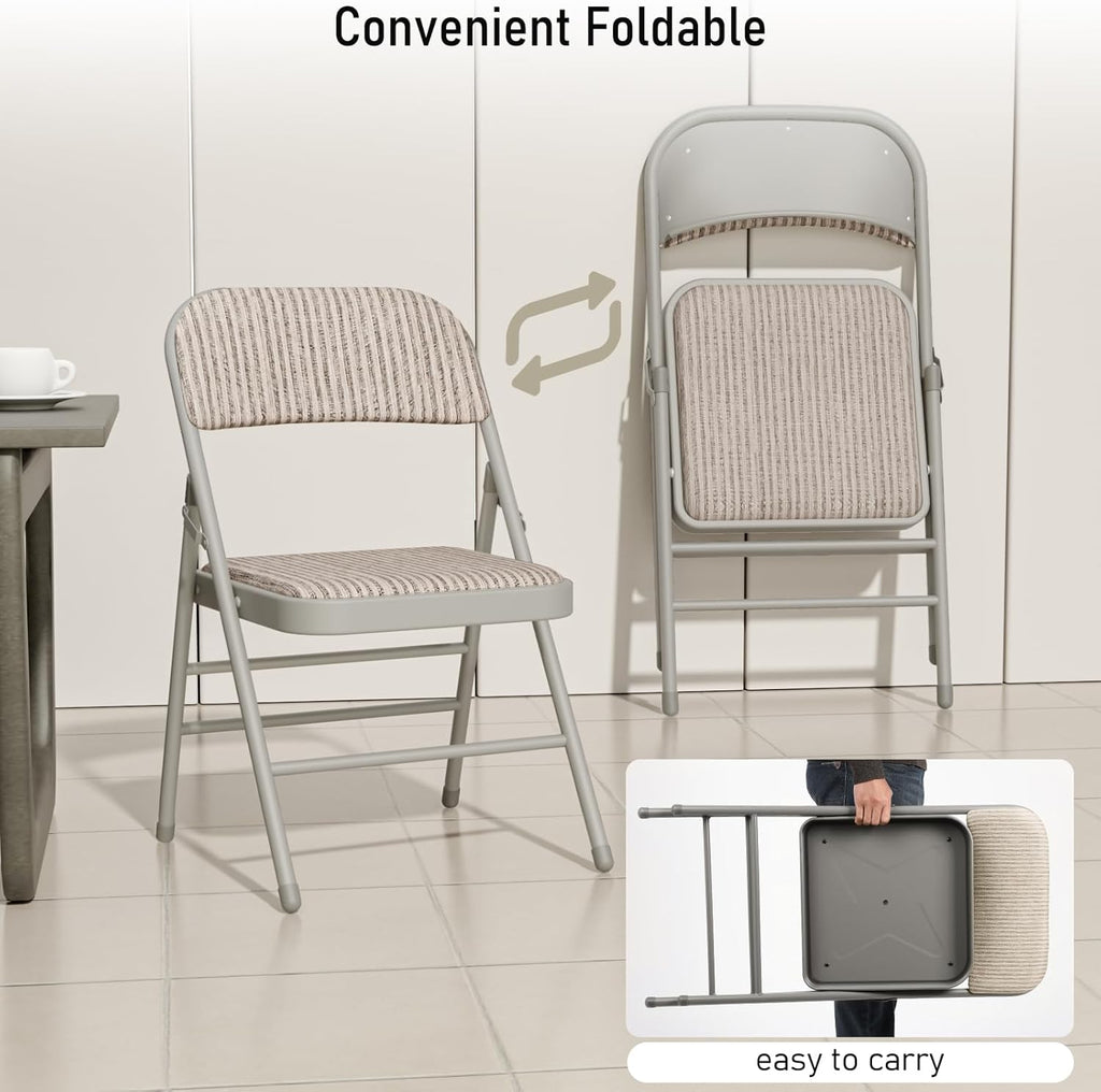 Chaise Pliante Rembourrée – Confort & Élégance au Quotidien