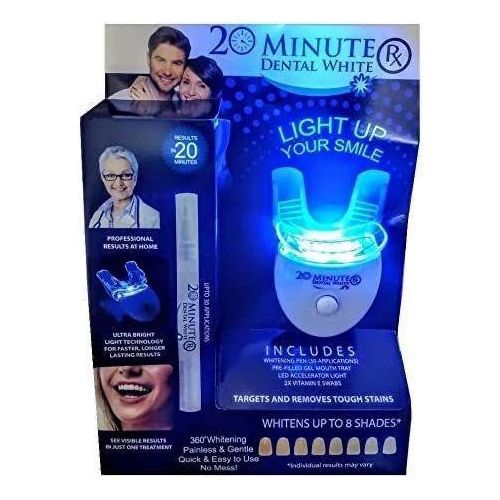 🦷 
Kit de Blanchiment des Dents Portable à LED – Usage à Domicile & en Voyage