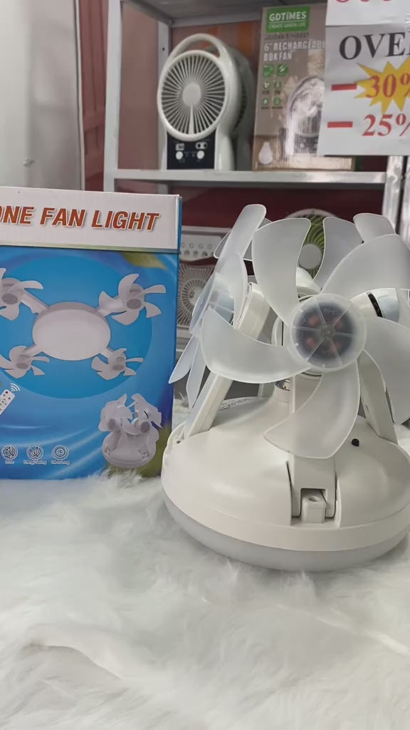 ✨💡 VENTILATEUR PLAFONNIER LED DRONE FAN LIGHT 🌀✨